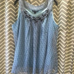 Zac & Rachel Woman - 2X blue sleeveless swing top